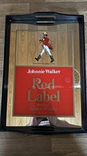 JOHNNIE WALKER Rarität Tablett Spiegel Whisky Vintage 30x40 cm