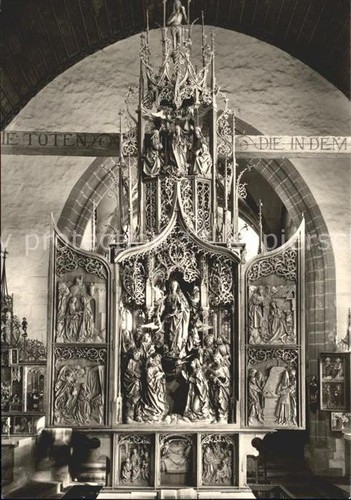 Creglingen marienaltar - creglingen,