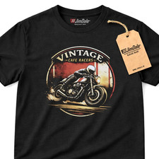 Retro  Motorrad Race T-Shirt -
