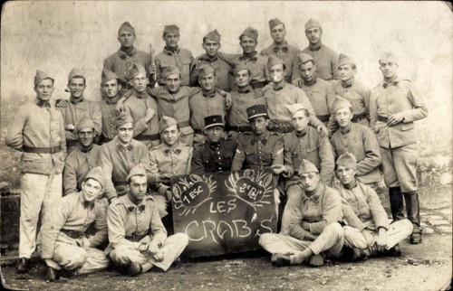 Foto französische armee - foto, ak