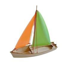 Selbstfahrendes Segelboot, Holzboot-Modellbausatz, DIY-Montagespielzeug, Ha2701