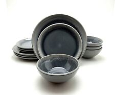 ANDAS Tafelservice Geschirr Service Gerdrup (12-tlg), 4 Personen, Steinzeug B Wa