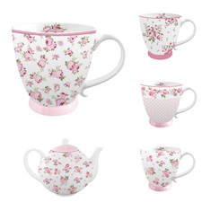 Becher tasse rosen tee kaffee - tasse,