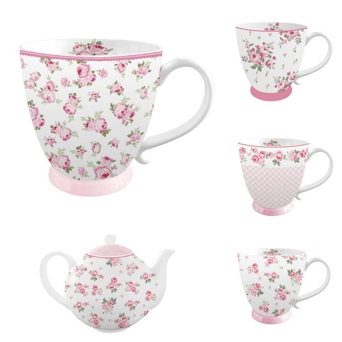 Becher tasse rosen tee kaffee - rosen,