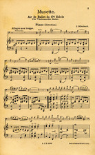 Musette, J.Offenbach / Moskwa, Russ. Lied, Decker,  für Cello solo, Salonorch.