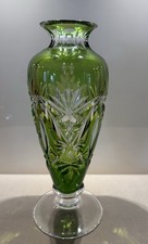 Jugendstil Vase Val Saint Lambert grün signiert