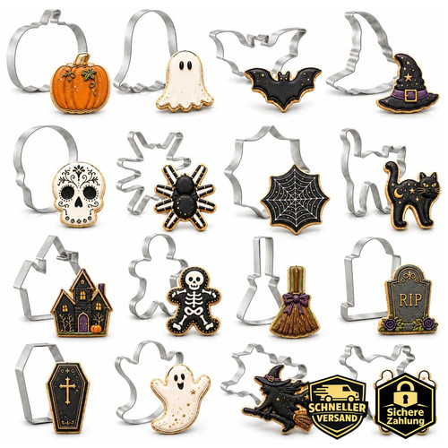 Ausstechformen set halloween - ausstechformen,