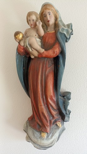 Madonna holzfigur maria mit - holzfigur,