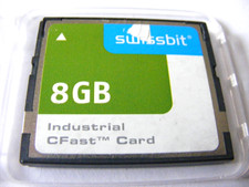 .. 8GB CFast Card Industrial ( 8 GB CFast Karte ) SWISSBIT gebraucht ..