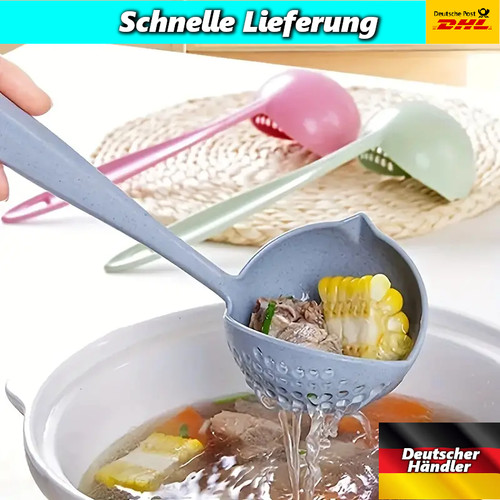 Schöpfkelle mit sieb - mit,