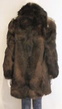 Echtpelz Nutria Sumpfbiber SEHR WARM wie Bärenfell Pelzmantel Pelzjacke VINTAGE