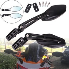 Schwarze motorrad rückspiegel - motorrad,
