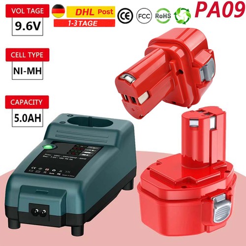 Ersatz für makita - 9,6v, pa09
