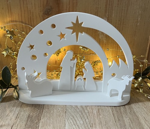 Kleine weihnachtskrippe aus - kleine,