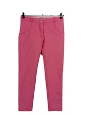 FREDDY Kunstlederhose Damen Hose Gr. DE 40 pink Casual-Look