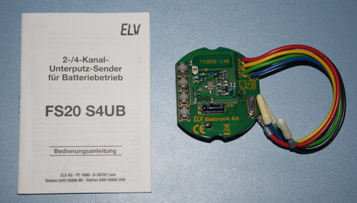 Elv fs20 s4ub 4 kanal - , 2/4-kanal