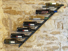 2.Wahl B-Ware Weinregal Metall Diagon Links Flaschenhalter Flaschenständer