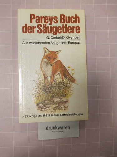 Pareys buch der - der, säugetiere