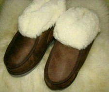 Lammfell Mokassins Pantoffeln gr  36 + 42   Neu Hausschuhe Schuhe