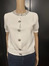 Pullover Mit Strass Pulli Strickjacke Einheitsgröße S M L 36 38 40 Sommer Strick