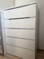 IKEA MALM 6-Schubladen Kommode - Weiss