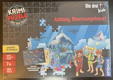Krimi-Puzzle - Die drei ??? - Kids 150 Teile Achtung, Meeresungeheuer Neu in OVP