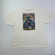 PLANET HOLLYWOOD T-Shirt XL Weiß Herren Rundhals Grafikdruck Las Vegas Tee