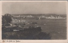 Dieterle AK Postkarte 1938 die Kriegsflotte in Kiel deutsche Kriegsmarine 2. WK