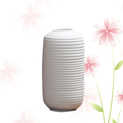 Keramik deko weiße vase - keramik, aus