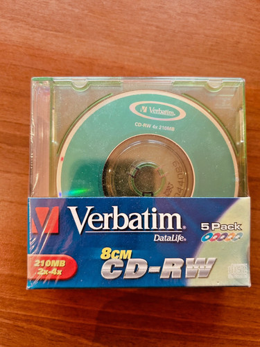 Verbatim 8cm rw 5er pack - verbatim,