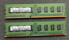 Samsung 2x 2GB DDR3 RAM 240Pin DIMM PC3-8500U  (M378B5673FH0-CF8)