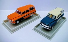 DDR Modellbau 1:87 H0 2 Stück Wartburg 311 Camping Brekina