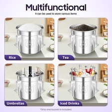 Edelstahl Getreidebehälter