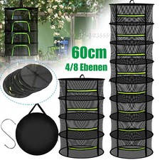 4/8 Ebenen Fische Trockennetz Kräutertrockner Trocknungsnetz Netz Drynet Flaten.