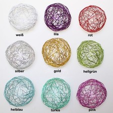 Draht Ball Dekokugeln 5cm