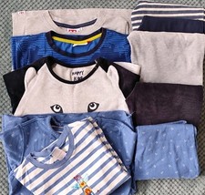 Set Schlafanzug Kinder Schiesser Tchibo Lego Gr. 112-128 Grau Blau Schwarz 