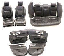 Jaguar XF X250 Leder Sitze Schwarz Sitz Lederausstattung Linkslenker LHD