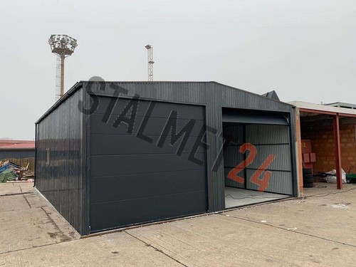Blechgarage fertiggarage 8x6m - blechgarage,