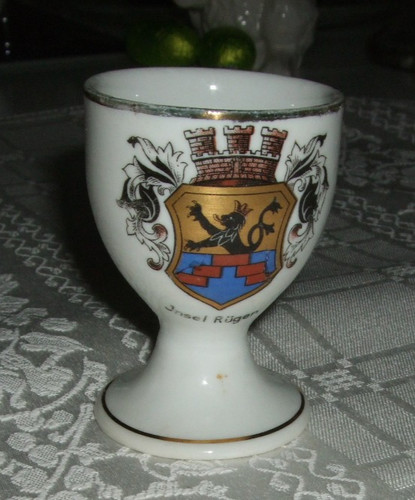 Antiker porzellan eierbecher - antiker,