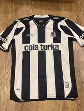 BESIKTAS 2007 2008 HOME FOOTBALL SHIRT FUSSBALLTRIKOT TÜRKEI GRÖSSE L UMBRO