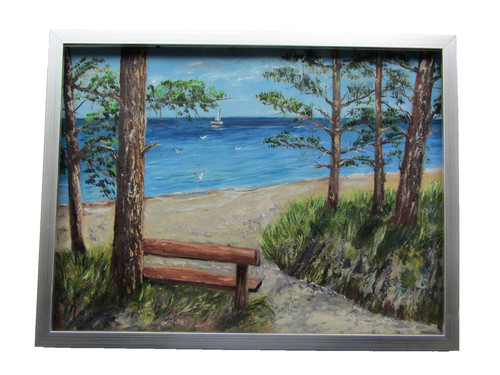 ölgemälde landschaft ostsee - Ölgemälde,