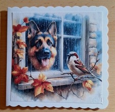 3D-Grusskarte °Schäferhund &