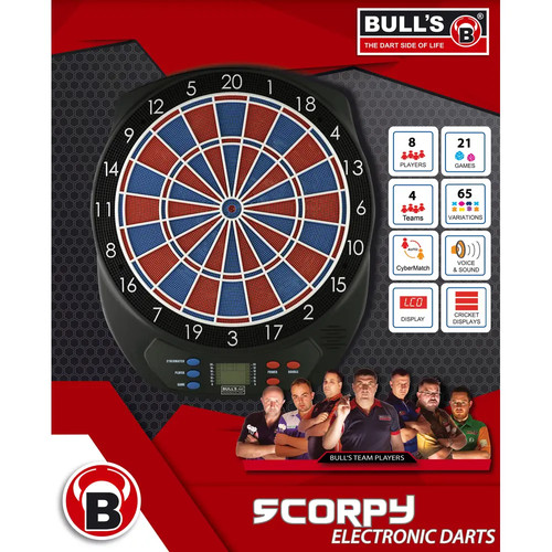 Bulls dart scorpy - bulls, zweiloch