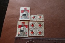 alte Reklamemarken Siegelmarken Rotes Kreuz - 1. Weltkrieg 