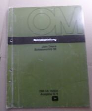 John Deere Schneeschild 56 Betriebsanleitung