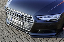 Sonderaktion Frontspoiler Cuplippe Splitter mit Wing aus ABS für Audi A4 B9 VFL