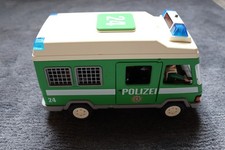 Playmobil 3160  Polizei Mannschaftswagen Figuren mit Weste Polizei Hund