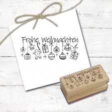 Motivstempel frohe weihnachten - motivstempel,