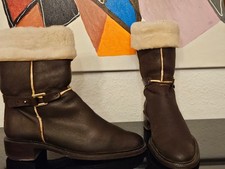 Hugo Boss Lammfell Stiefel Gr. 38,5 ~ NP 279 EU