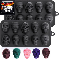 Totenkopf Silikonform Schädel